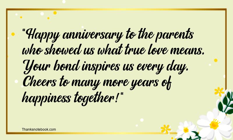 Anniversary Wishes for Parents from Children