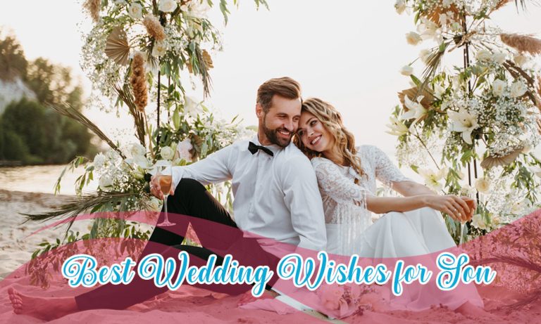 219+ Best Wedding Wishes, Messages, Quotes for Son