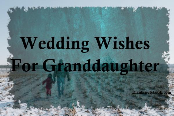 99+ Wedding Wishes for Granddaughter