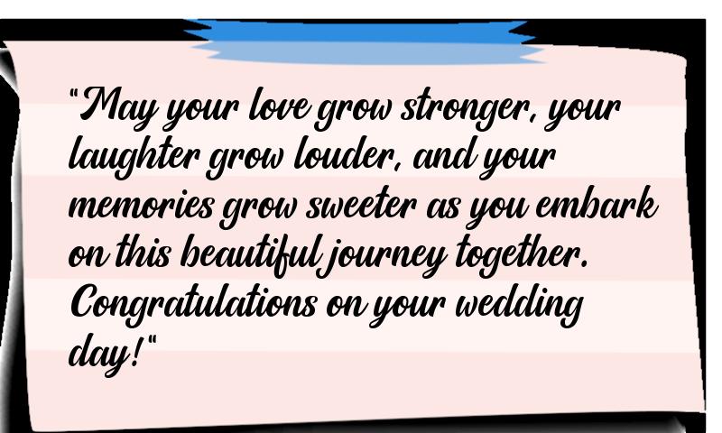 Wedding Day Wishes for Older Couple