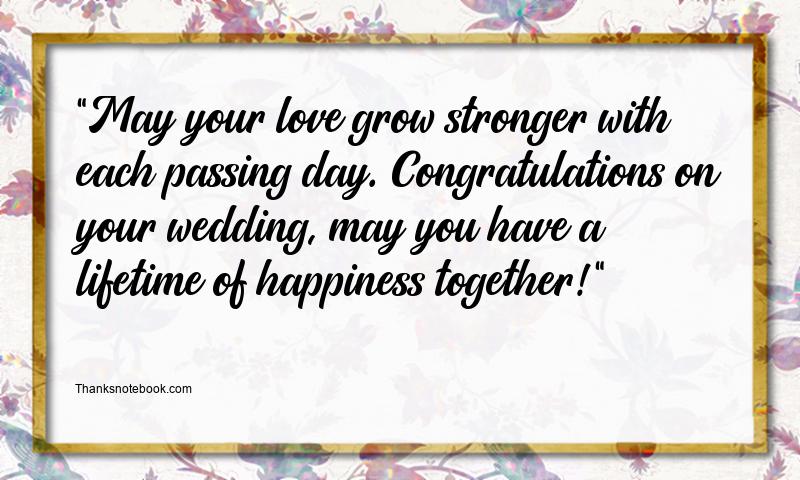 Wedding Wishes Congratulations for Newly Married Couple