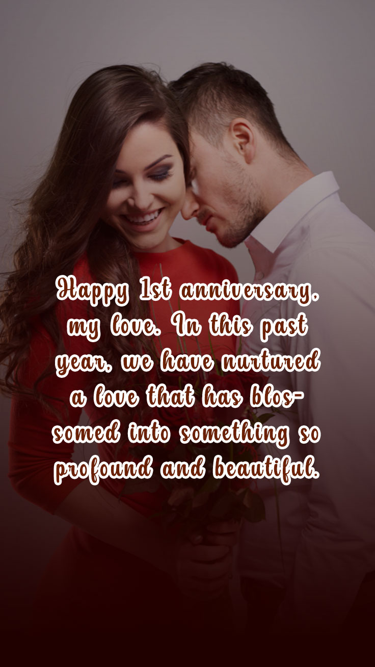 1st Marriage Anniversary Wishes for Husband Feature Image