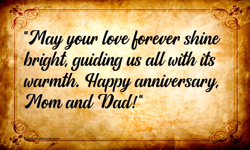 25th Wedding Anniversary Wishes for Mom and Dad