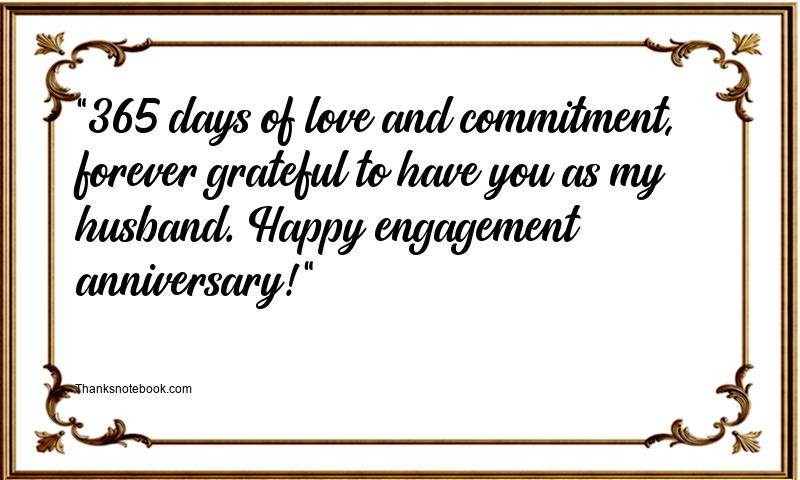 Engagement Anniversary Status for Whatsapp for Husband