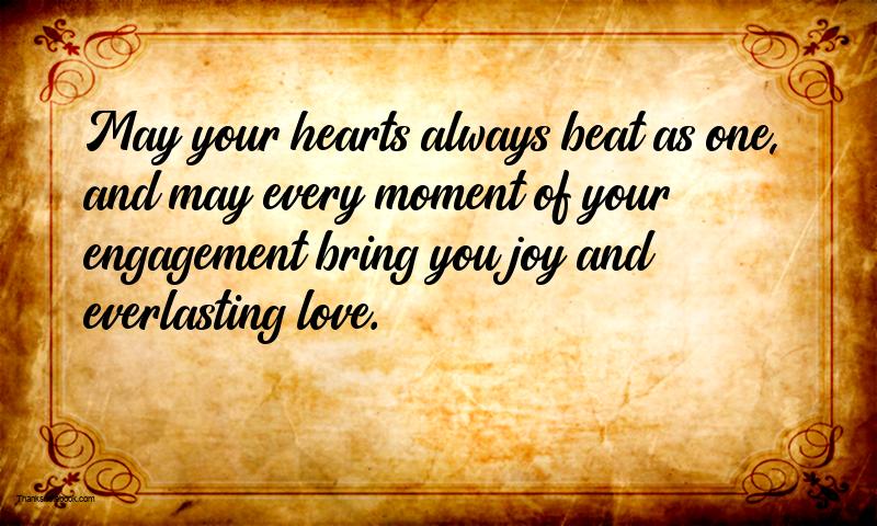 Heart Touching Engagement Wishes for Friends