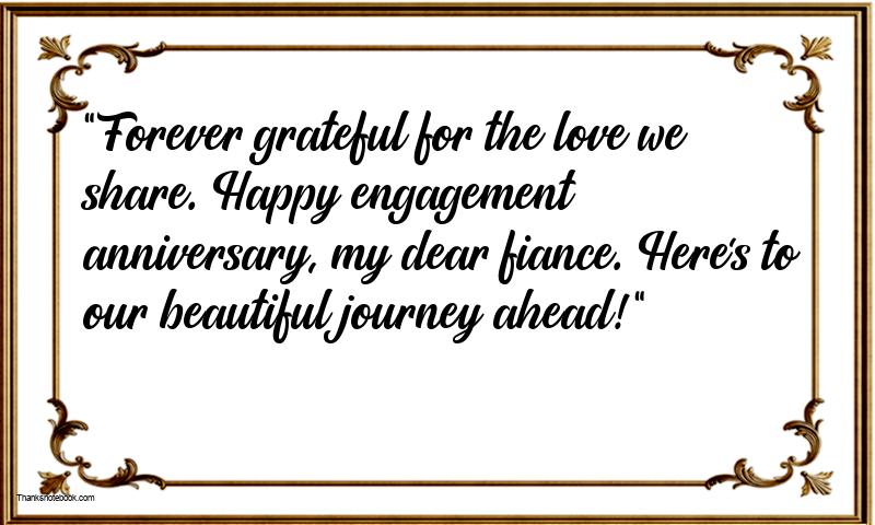 Heartfelt Engagement Anniversary Messages for Fiance