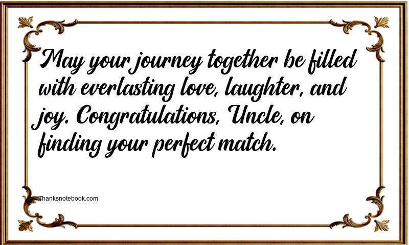 Heartfelt Wedding Wishes for Uncle