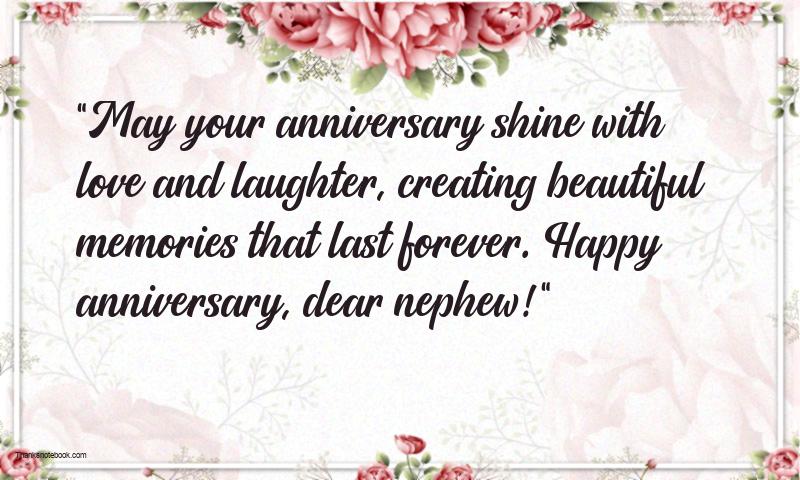 Best Anniversary Wishes For Nephew