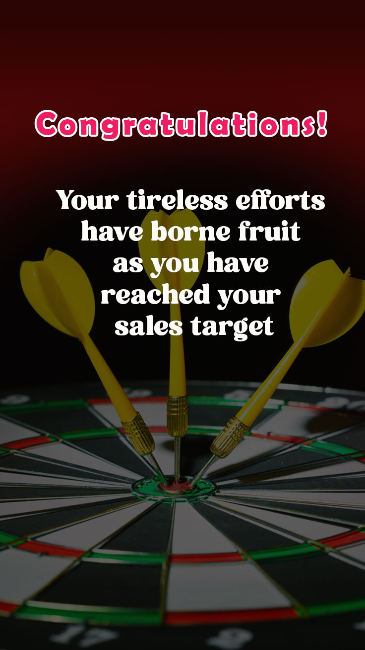 Congratulations Messages for Sales Target Achievement Feature Image