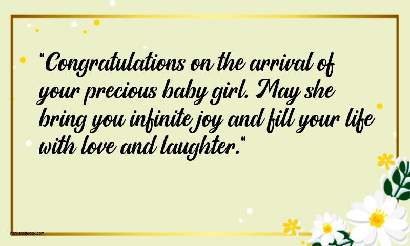 Congratulations Messages on Being Father of Baby Girl