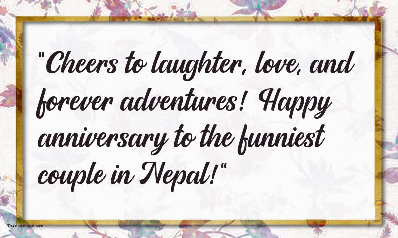 Funny Anniversary Messages For Nepali