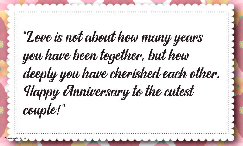 Happy Anniversary Messages For Cute Couple