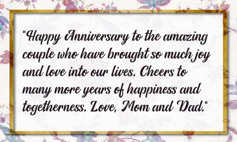 Happy Anniversary Messages For Son in Law