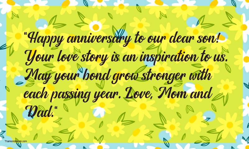 Happy Anniversary Messages For Son