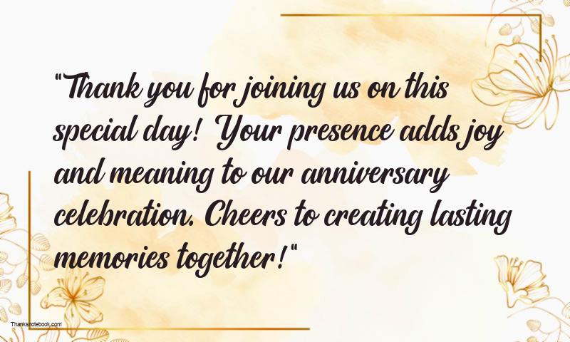 Welcome Happy Anniversary Messages For Guest