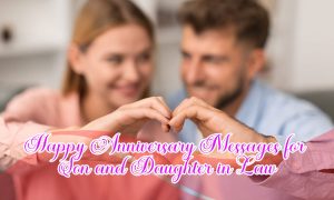 Happy Anniversary Messages for Son and Daughter in Law Feature Image